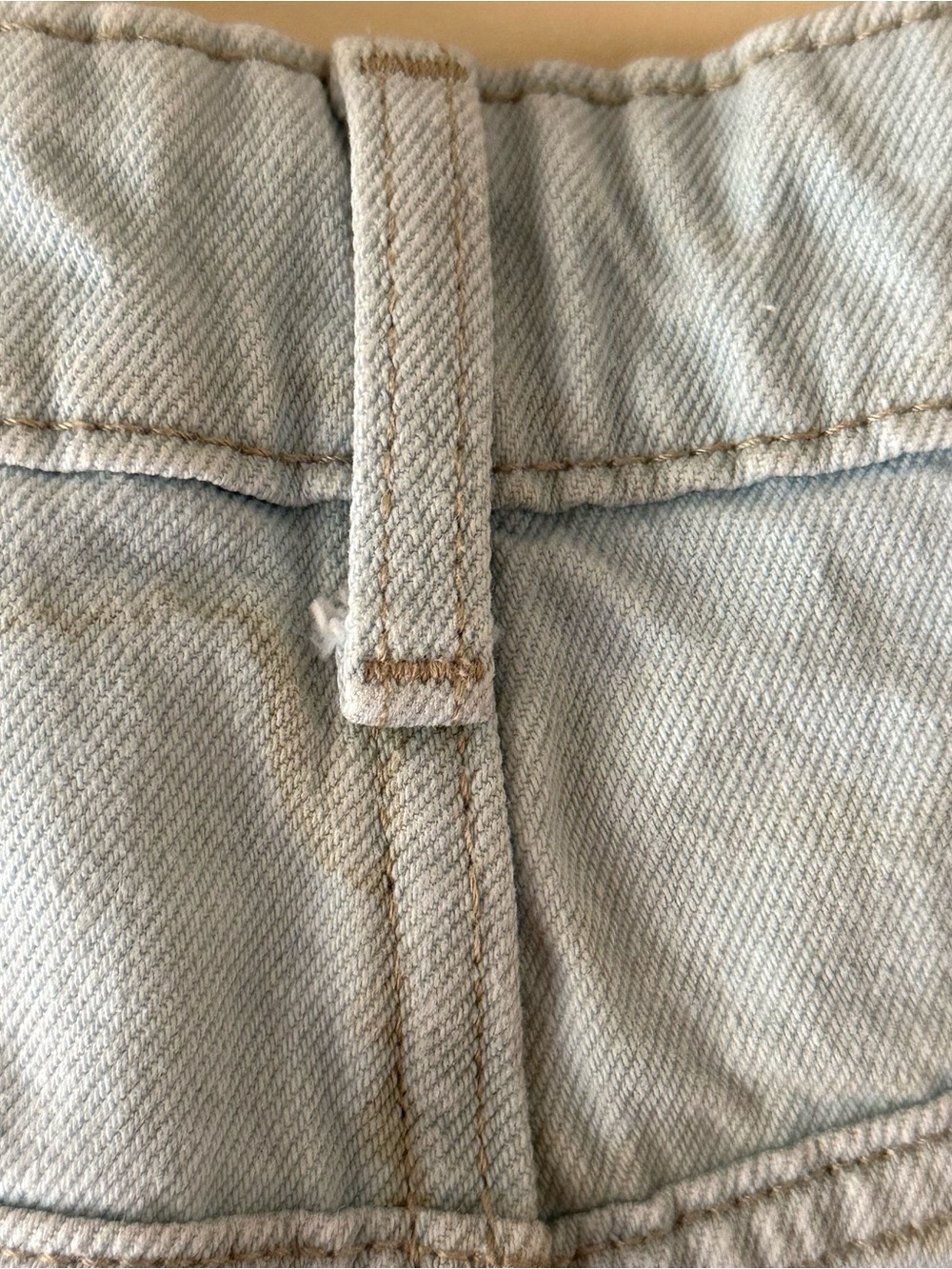 H&M Boys Light Wash Denim Jean Shorts, Size US14 (12-14Y) - Picture 7 of 9